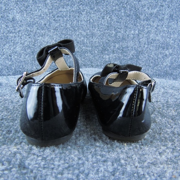 Place Girls Mary Jane Shoes Black Synthetic Buckle Size T 8 Medium - Picture 5 of 10